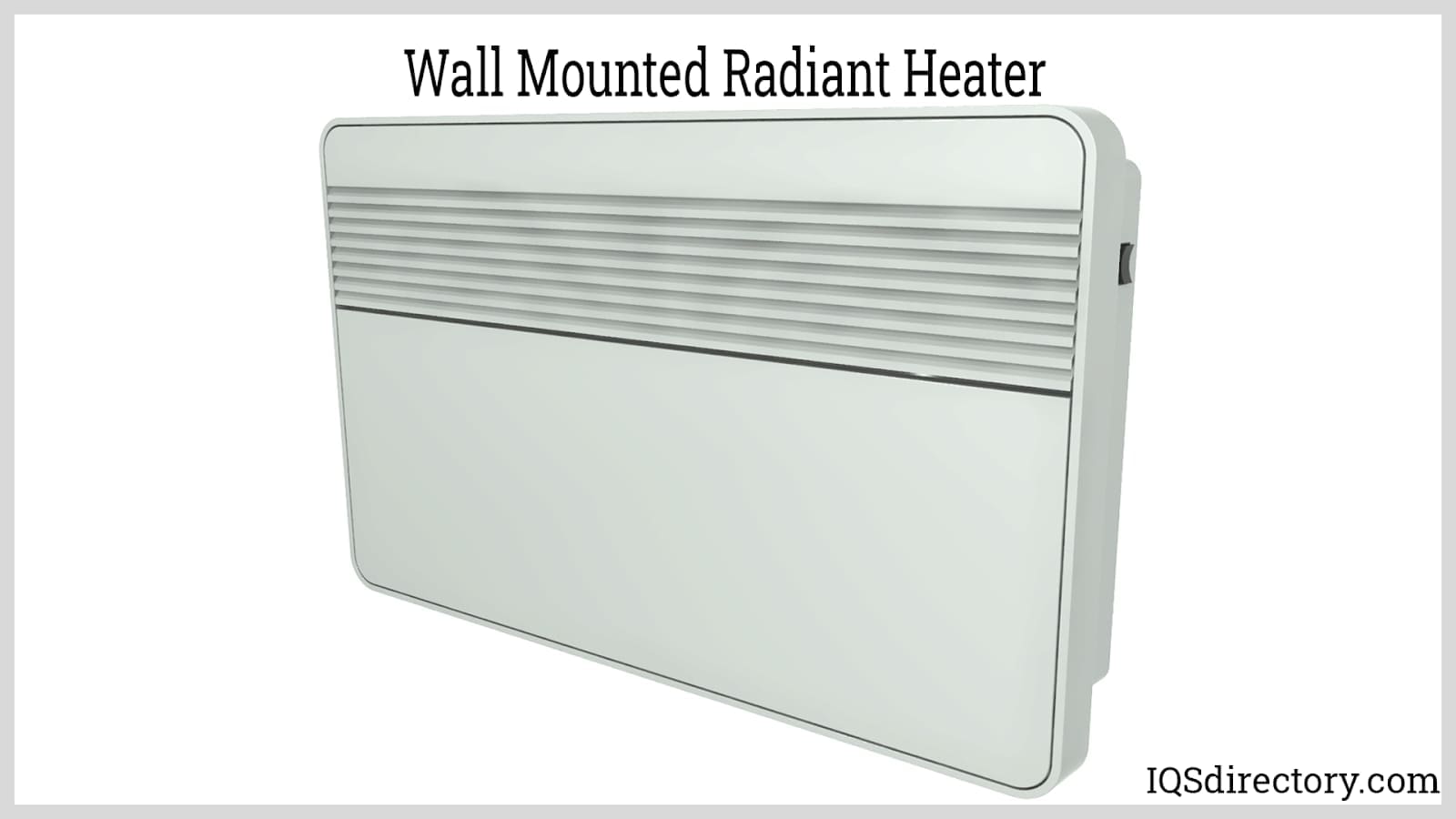 wall mounted radiant heater